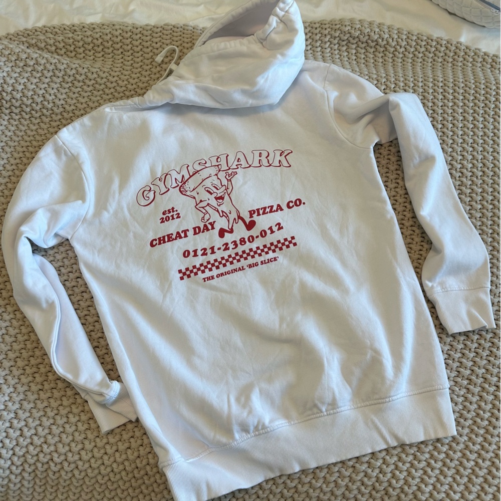Gymshark cheat day pizza co sweatshirt small